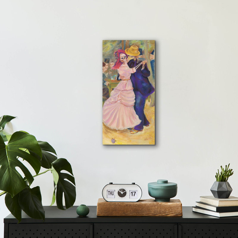 "Skelly Dance At Bougival" par Marie Marfia Fine Art, H 24 po x l 12 po