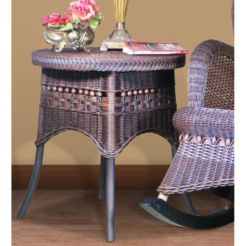 Barneveld End Table, Brownwash, 19"