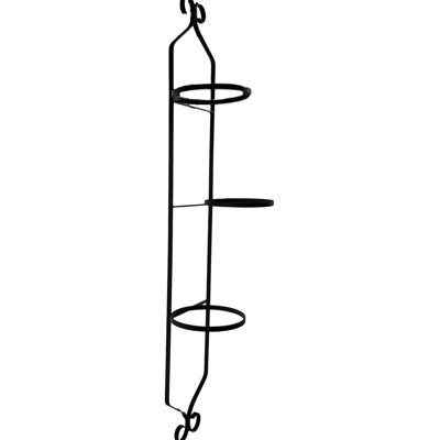 Porte-pot mural en fer forgé pour plantes de 6,5 po D1EA5A5B777A45818410266A71E628C2, ensemble de deux.