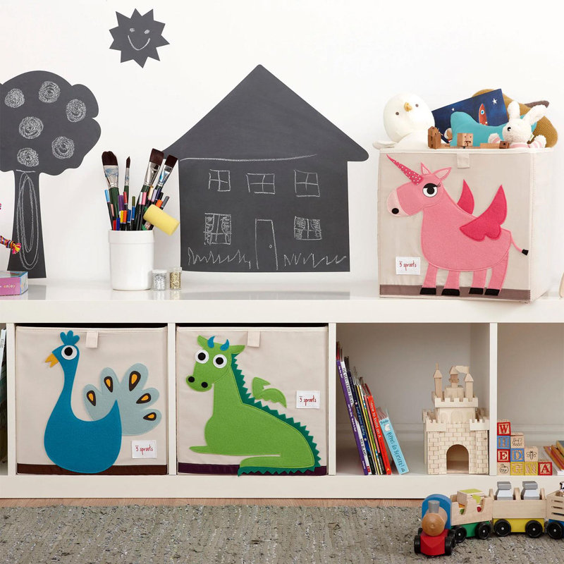 3 Sprouts Fabric Toy Box