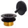 1-3/8" Fine Thread Bathtub Drain Trim with Trip Lever and Conversion Adaptor