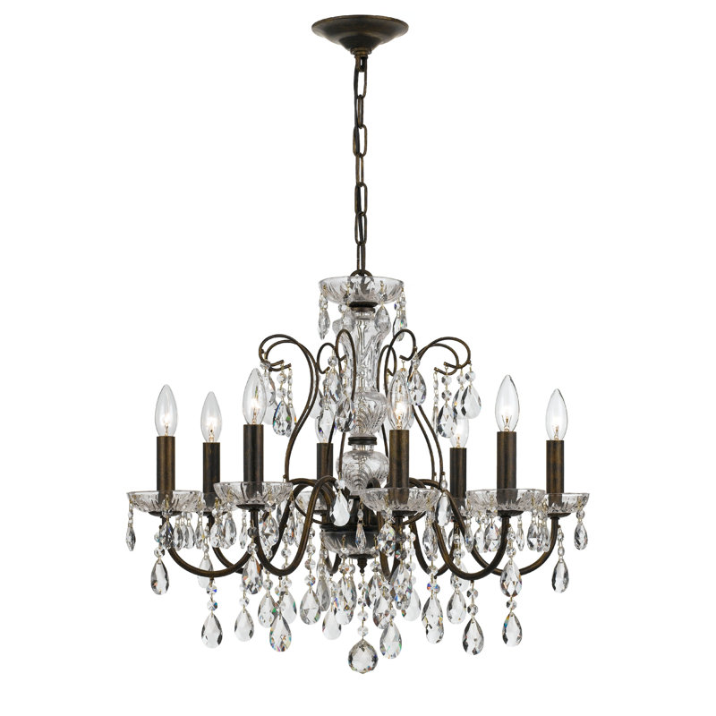 Jaylianiz 8 - Light Dimmable Empire Chandelier