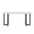 63" Geometric Design Console Table With Solid Pine Legs-153809187