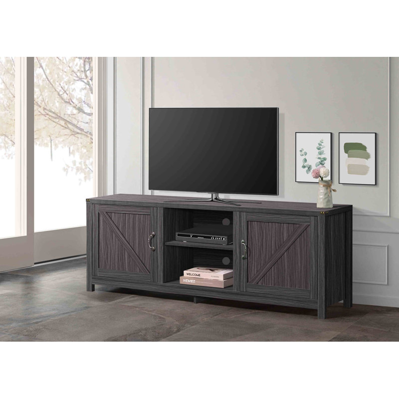Kaillan TV Stand for TVs up to 75", Gray, 59"