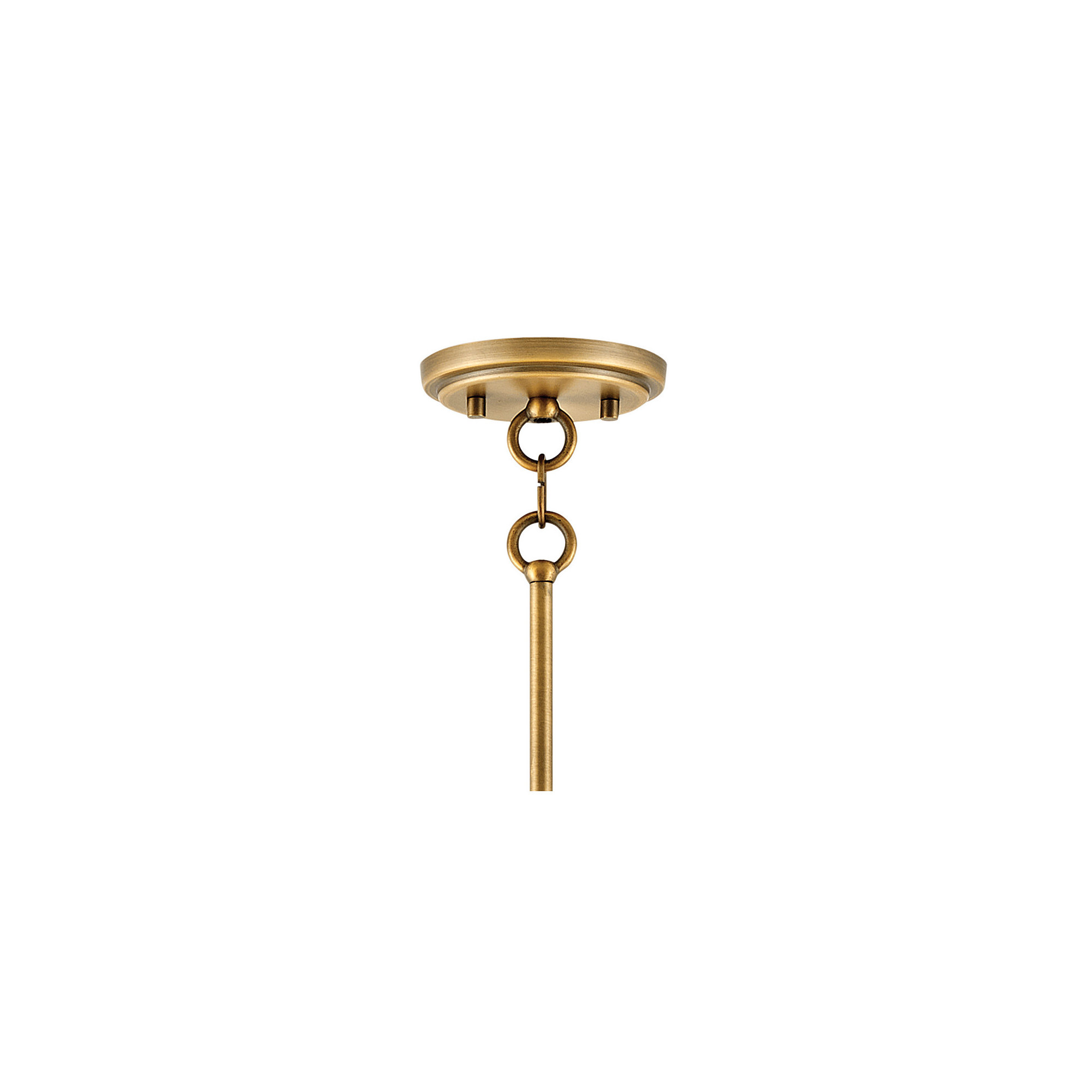 Moxie Single Light Metal Dimmable Pendant, Lacquered Dark Brass