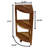 EcoDecors, Tier Shelf Waterproof Teak Wood Shower Shelf For Inside Shower Provides Storage, Teak Corner Shower Shelf, And Organization For Bathroom Accessories