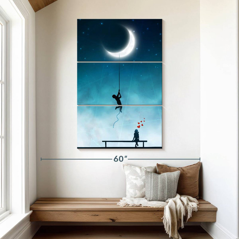 Kelan Give You The Moon, 50" H x 32" W