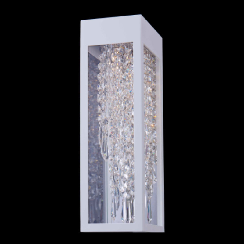Tenuta Esterno Stainless Steel LED Wall Light, 20" H x 6" W x 8" D