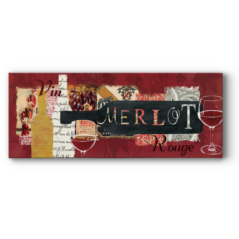 Merlot, H 20 po x l 50 po x P 1,5 po
