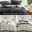 Ensemble de literie pour grand lit 7 pièces - Rayures, microfibre, ensemble à rayures confortable et chic, accrocheur-121163602
