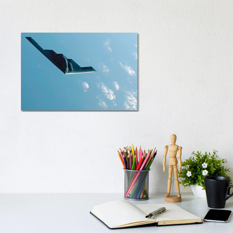 B-2 Spirit 1 Piece Wrapped Canvas Wall Art, 20.32 cm H x 30.48 cm W
