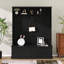 Large portemanteau avec banc de rangement, portemanteau, banc de rangement à plateau relevable avec 5 crochets, 2 tiroirs, rangement pour vestibule-73536963
