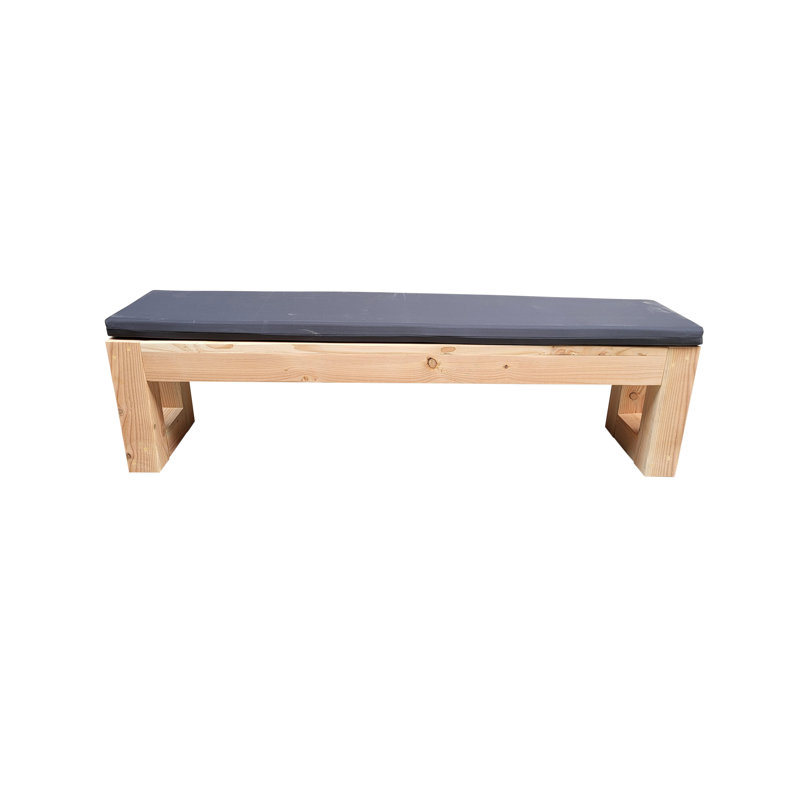 Pisinemo Manufactured Wood Garden Bench, 50 cm H x 140 cm W x 38 cm D