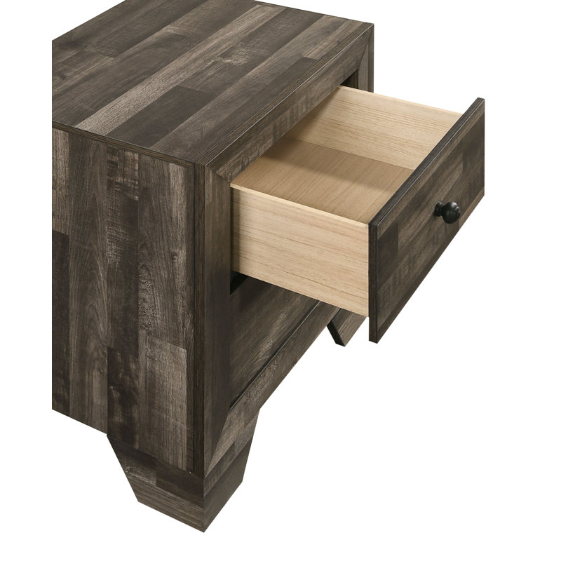 Johusa 3-4_Stone Platform Bedroom Set, Queen, Bed, Nightstand, Chest