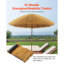 Rouleau de toit de chaume artificiel 1,3 x 3,9 pi Tiki Hut