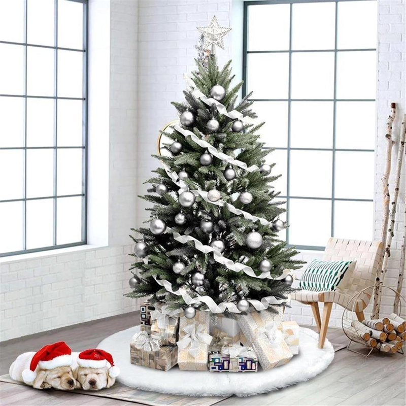 Faux Fur Tree Skirt