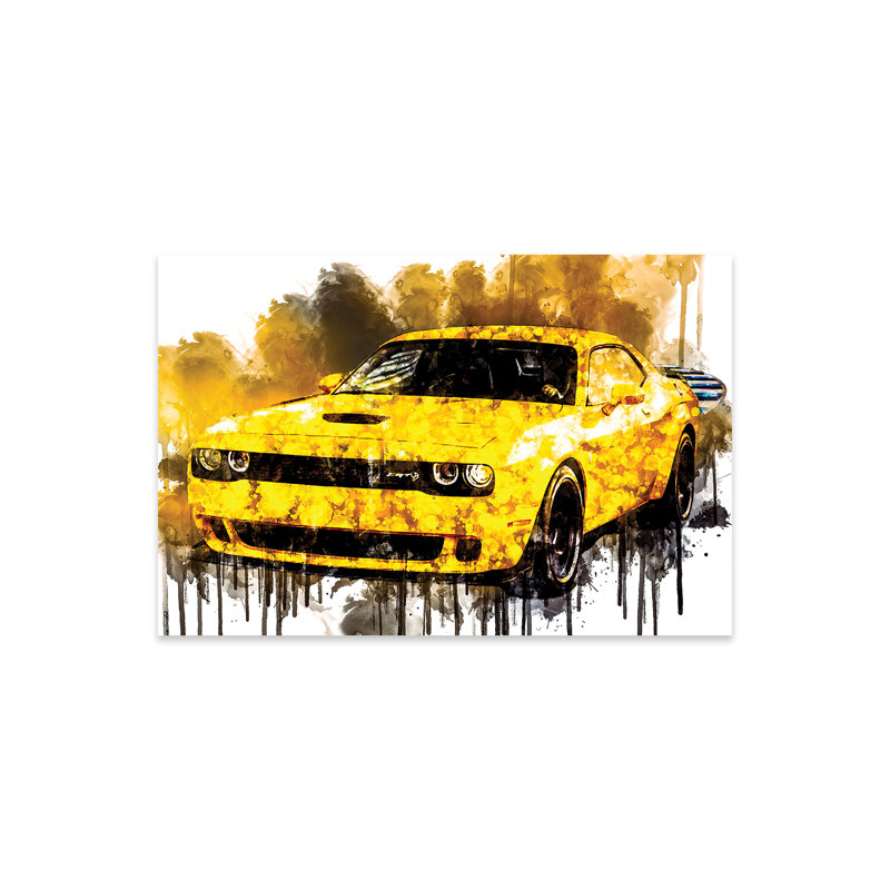 " 2018 Dodge Challenger SRT Hellcat Widebody " by Sissy Angelastro