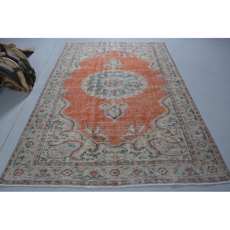 Tapis turc, tapis rétro, grands tapis boho, tapis géométriques verts, tapis oriental, tapis tissé à la main