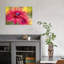Vibrant Magenta Bloom Colorful Vibrant Flower Nature Wall Art Print 1 Piece Wrapped Canvas Wall Art-1884365927
