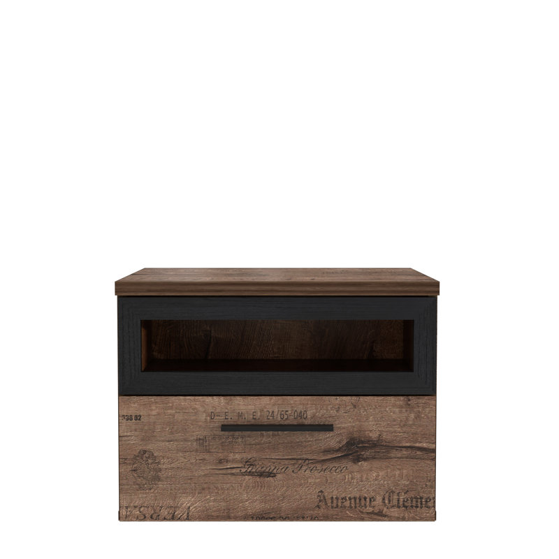 Ellesborough 52cm W Particle Board / Chipboard Bedside Table