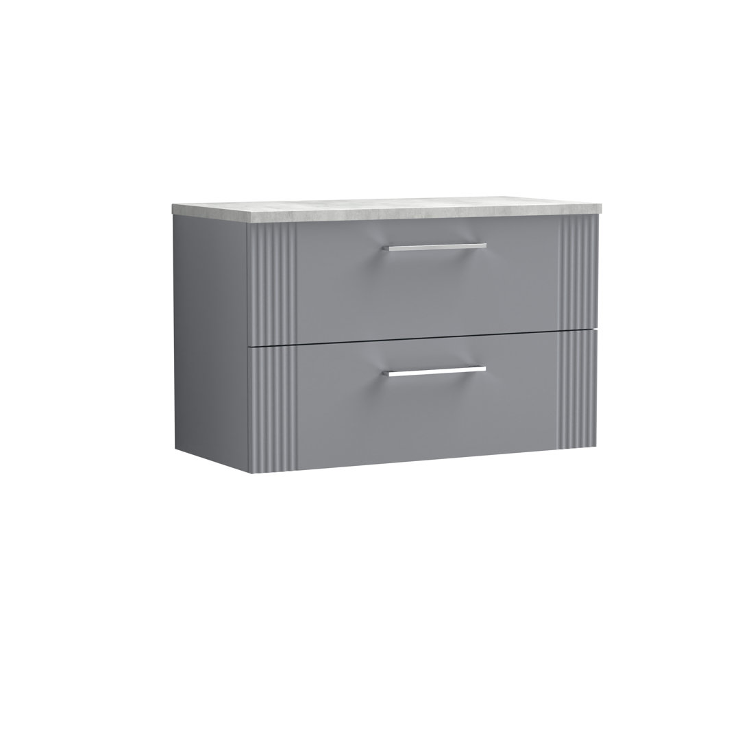 Deco 80.5cm Single Bathroom Vanity Base Only in Green