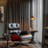 Real Leather lounge chair with Solid Wood-119218616