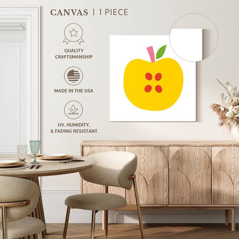 Pomme jaune, H 10 po x l 10 po