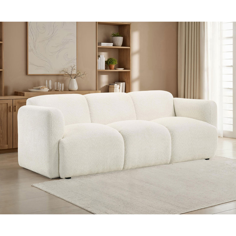 Stewart White Sofa