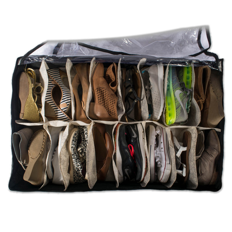 Salinas 16 Pair Stackable Shoe Storage Box