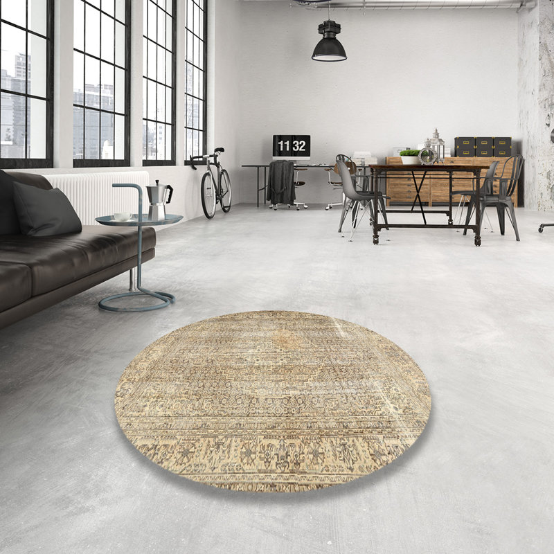 Kerem Oriental Indoor Rug, Round 4'
