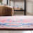 Claunch Oriental Blue/Red Area Rug-344790714