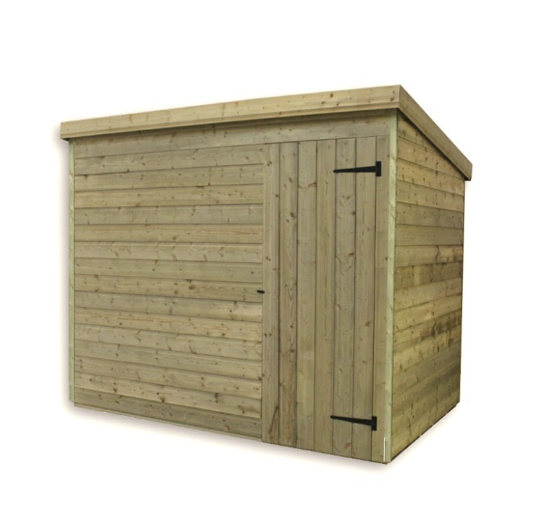 4 Ft. W x 4 Ft. D Shiplap Pent Wooden Shed