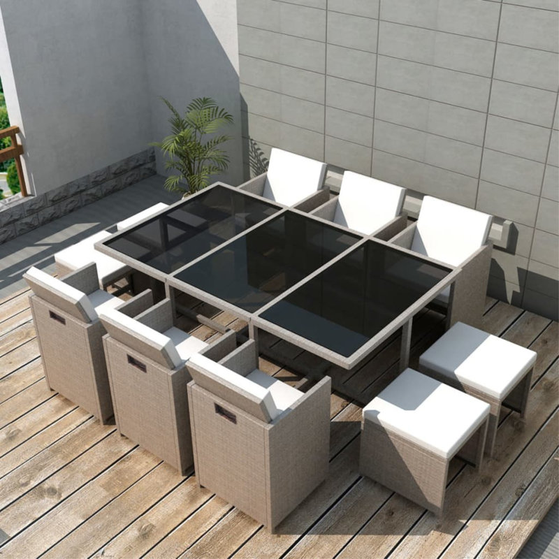 Ensemble de conversation modulaire avec coussins Stockport, Beige