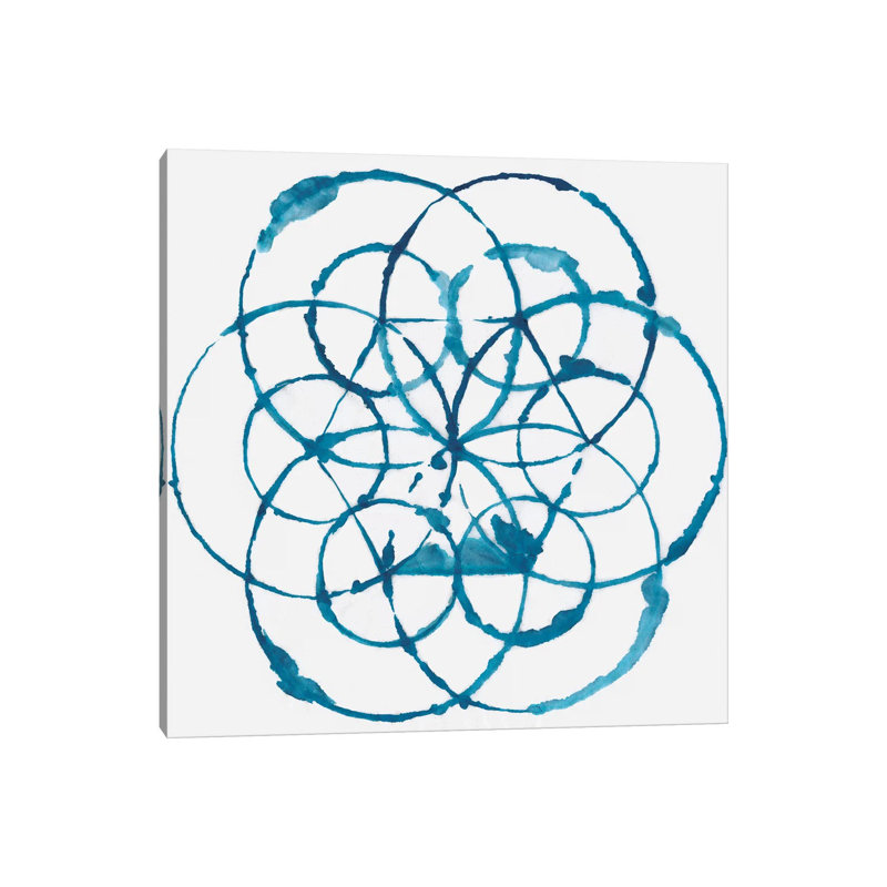 Indigo Dye IX by Aimee Wilson - Wrapped Canvas Gallery-Wrapped Canvas Giclée, 45.72 cm H x 45.72 cm W x 3.175 cm D