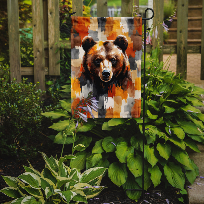 Drapeau de jardin «Bear Uniquely Bear Pride», Taille du jardin, Ours unique
