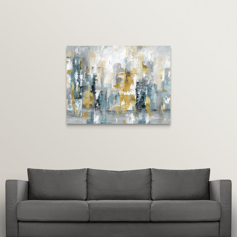 « City Views II », impression, H 36 po x l 48 po x P 1,5 po, Toile tendue, Sans cadre