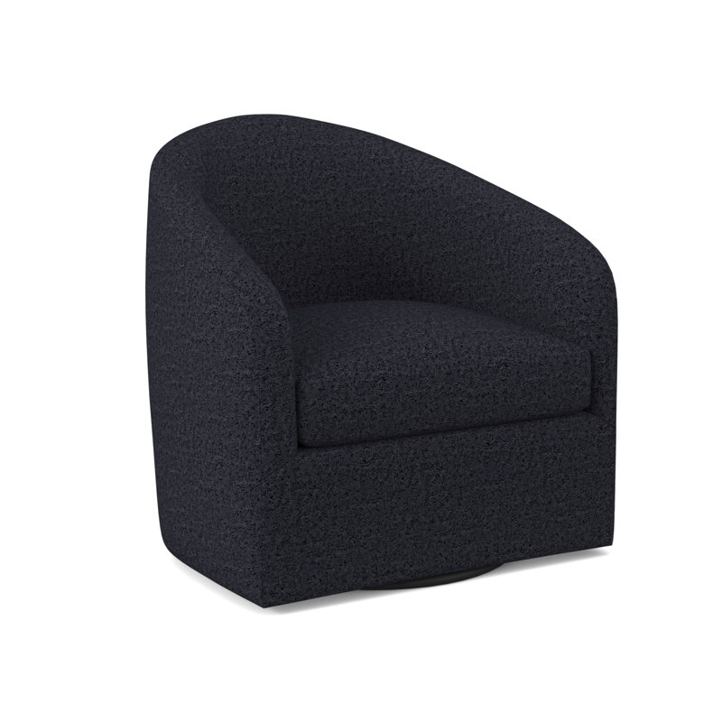 Chaise pivotante Pinnacle, 100 % polyester bleu marine Venise