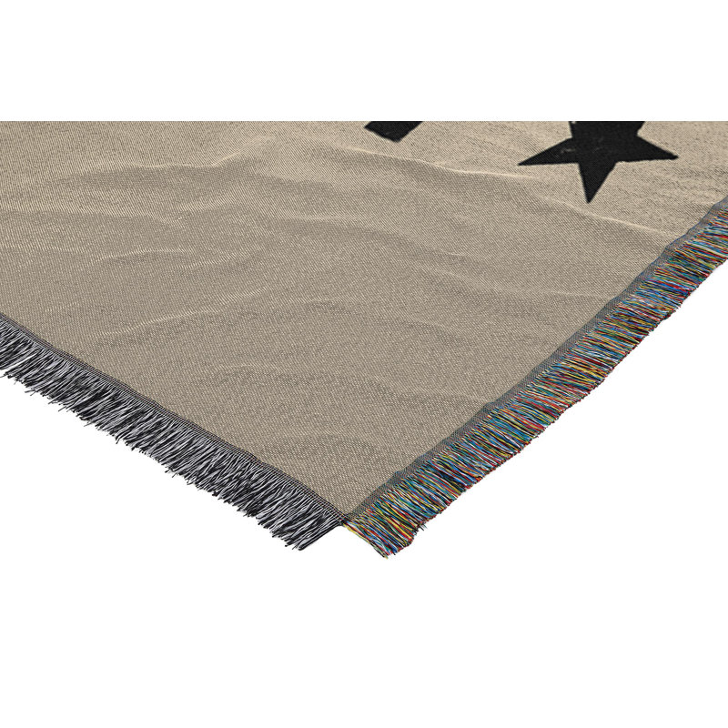 Yellowstone Woven Tapestry Throw Blanket with Fringes