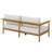 Wren Outdoor Patio Teak Wood Sofa In Natural-105239567-105239565