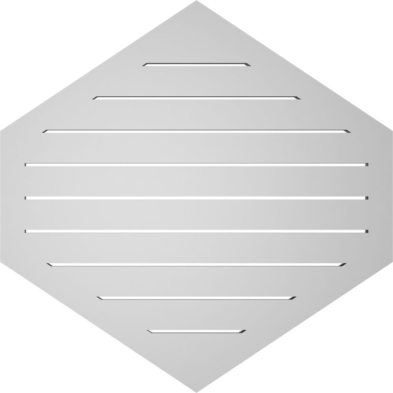 Pente verticale verticale en uréthane 8 pi, 1.5" H x 32" W x 32" L