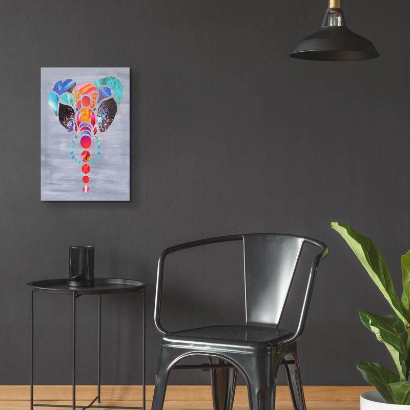 «Elephant Love» par Artpoptart, H 24 po x l 16 po x P 0,2 po