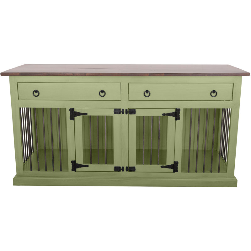 Crédence avec tiroirs Traditional, Petit (H 30 po x l 64 po x P 24 po), Sauge d'été