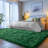 Solid Rug Soft Fluffy Green Indoor Area Rug for Living Room Bedroom Nursery Kids Room-805677154-835077181
