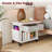 2 Tier Industrial-Grade Printer Stand with Storage, Printer Table with Storage & Drawer, Heavy Duty Shelf for Small Space, Office Organization for Home Office-1709390327