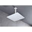 Pomme de douche pour salle de bain avec fonction haute, autonettoyante et économiseur d'eau - Acier inoxydable, 12 x 12 po, pluie spéciale blanche, économie, autonettoyant,