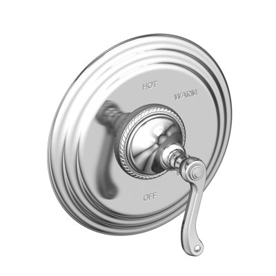 Balanced Pressure Shower Trim Plate With Handle. Less Showerhead, Arm And Flange.