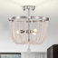 Plafonnier semi-encastré 3 lumières 15,75 po Kocher-178479517-178479516
