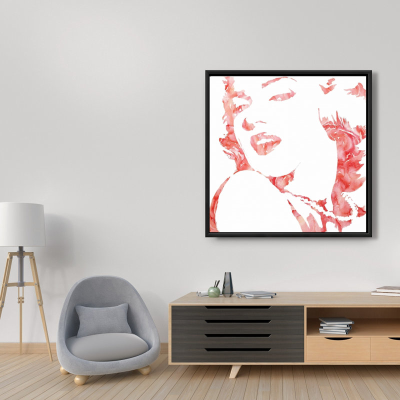 "Glamour Marilyn Monroe" sur toile, H 36 po x l 36 po