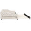 Lit gigogne à rallonge en bois beige-372692774-372692769