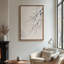 Framed Canvas Wall Art - Serene Snowy Blossom Branches in Misty Landscape - 16"x24", 24"x36"-129684771-129684768
